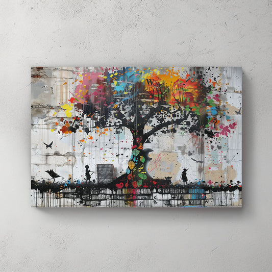Dynamic Colours #451 Canvas Wall Art & Metal Prints
