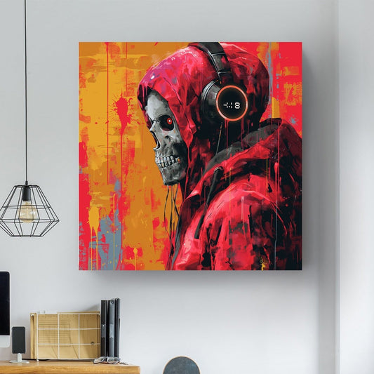 Cyberskull #454 Canvas Wall Art & Metal Prints
