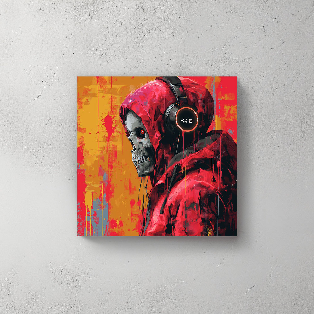 Cyberskull #454 Canvas Wall Art & Metal Prints
