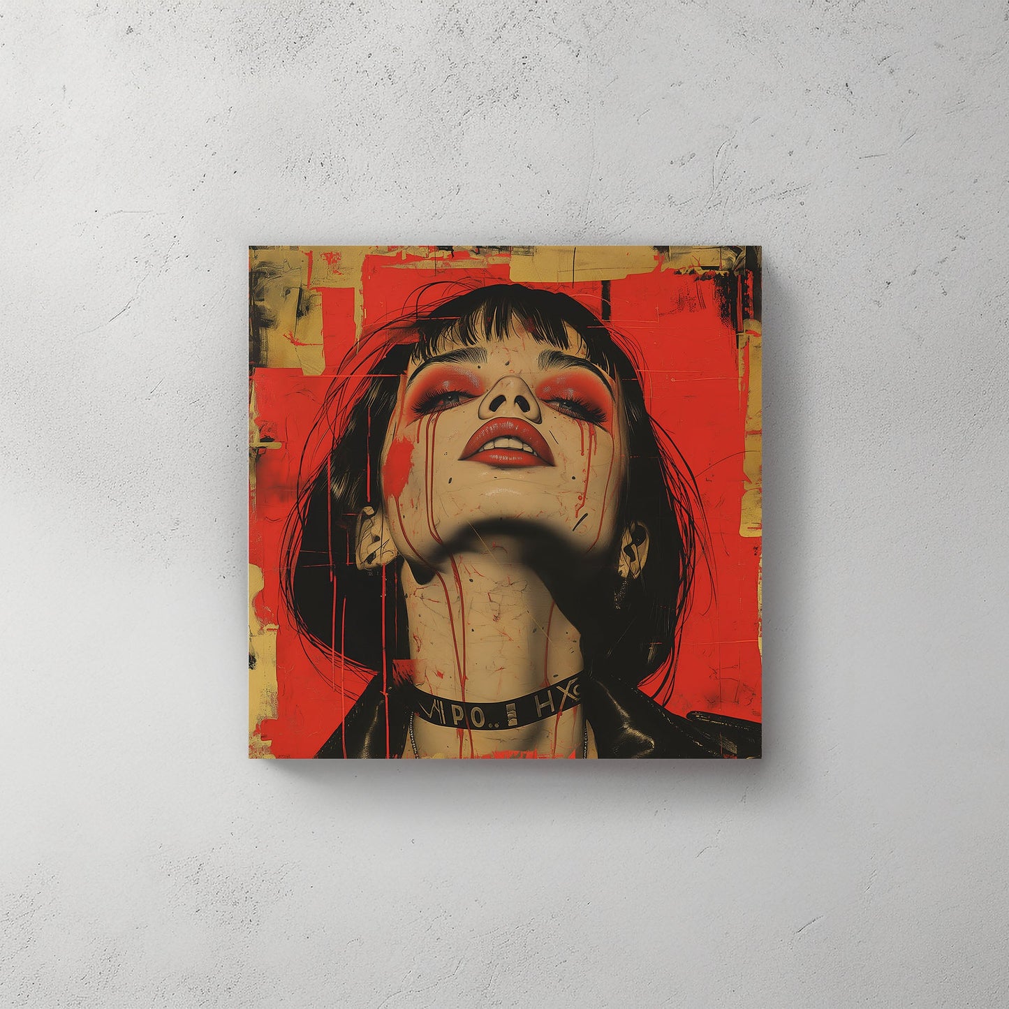 Punk Eyes #478 Canvas Wall Art & Metal Prints