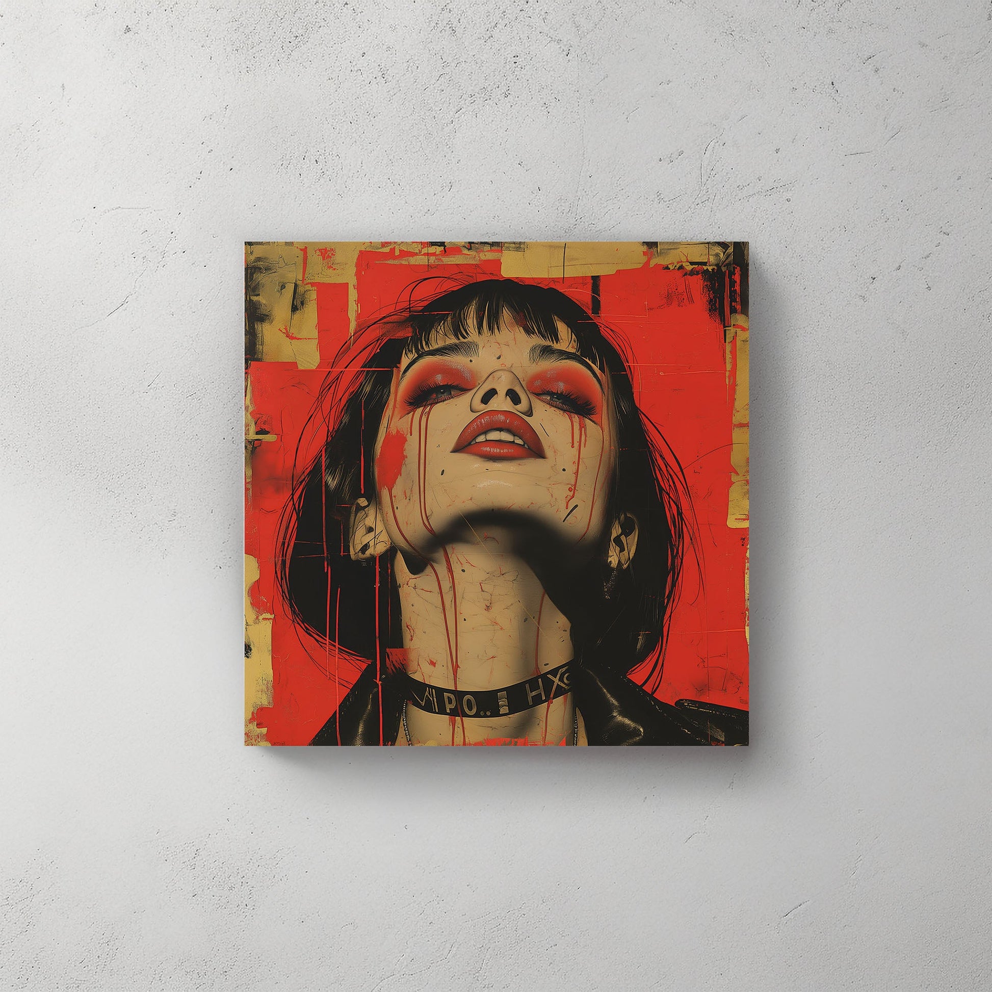 Punk Eyes #478 Canvas Wall Art & Metal Prints