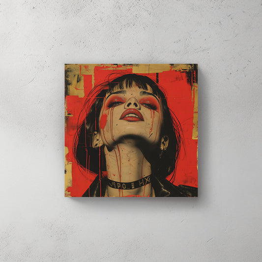 Punk Eyes #478 Canvas Wall Art & Metal Prints
