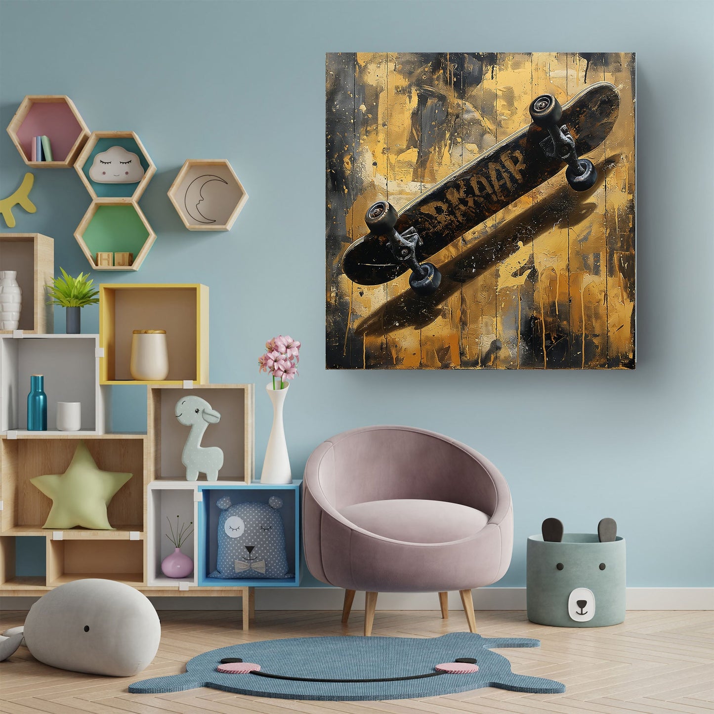 Gold Skateboard #481