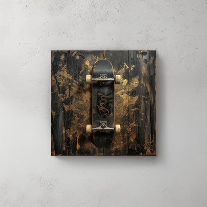 Skate #486 Canvas Wall Art & Metal Prints