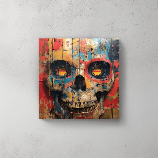 Skullz #497 Canvas Wall Art & Metal Prints
