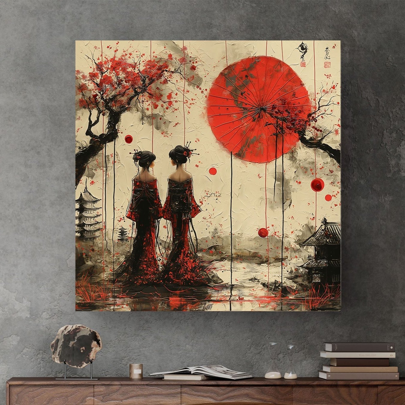 Cherry Blossoms #499 Canvas Wall Art & Metal Prints
