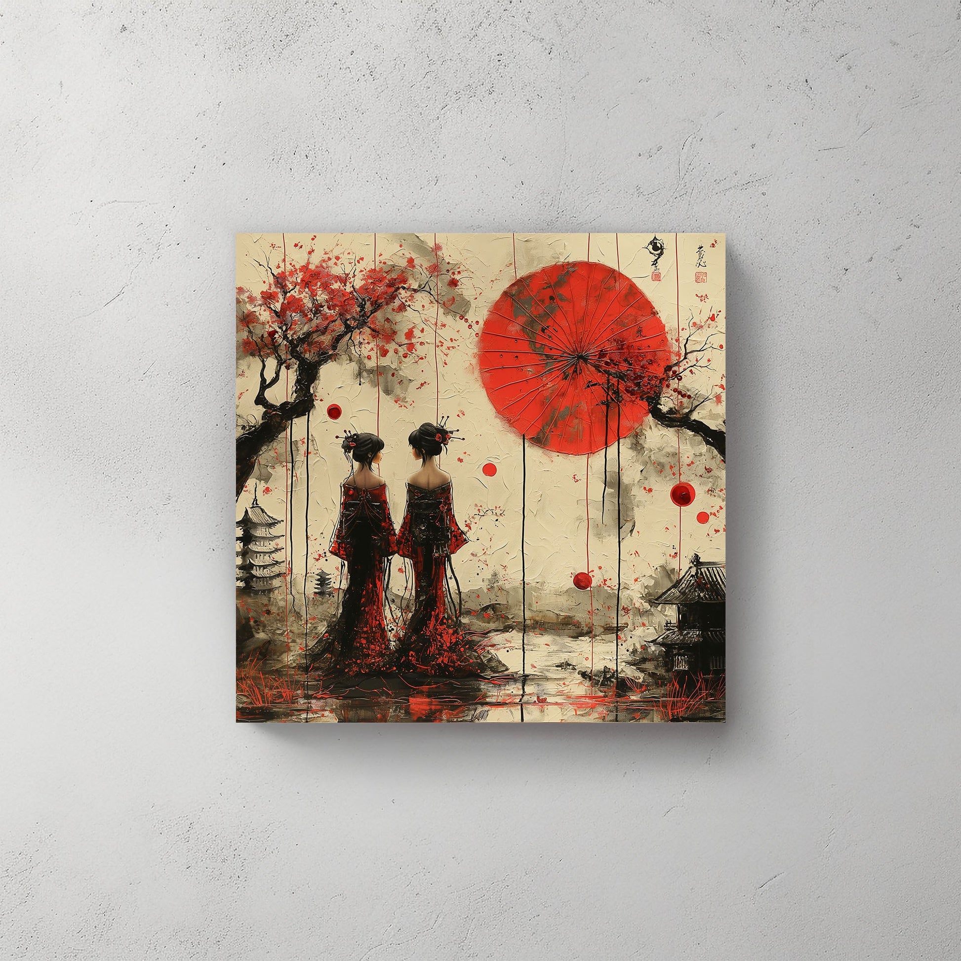 Cherry Blossoms #499 Canvas Wall Art & Metal Prints
