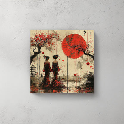 Cherry Blossoms #499 Canvas Wall Art & Metal Prints