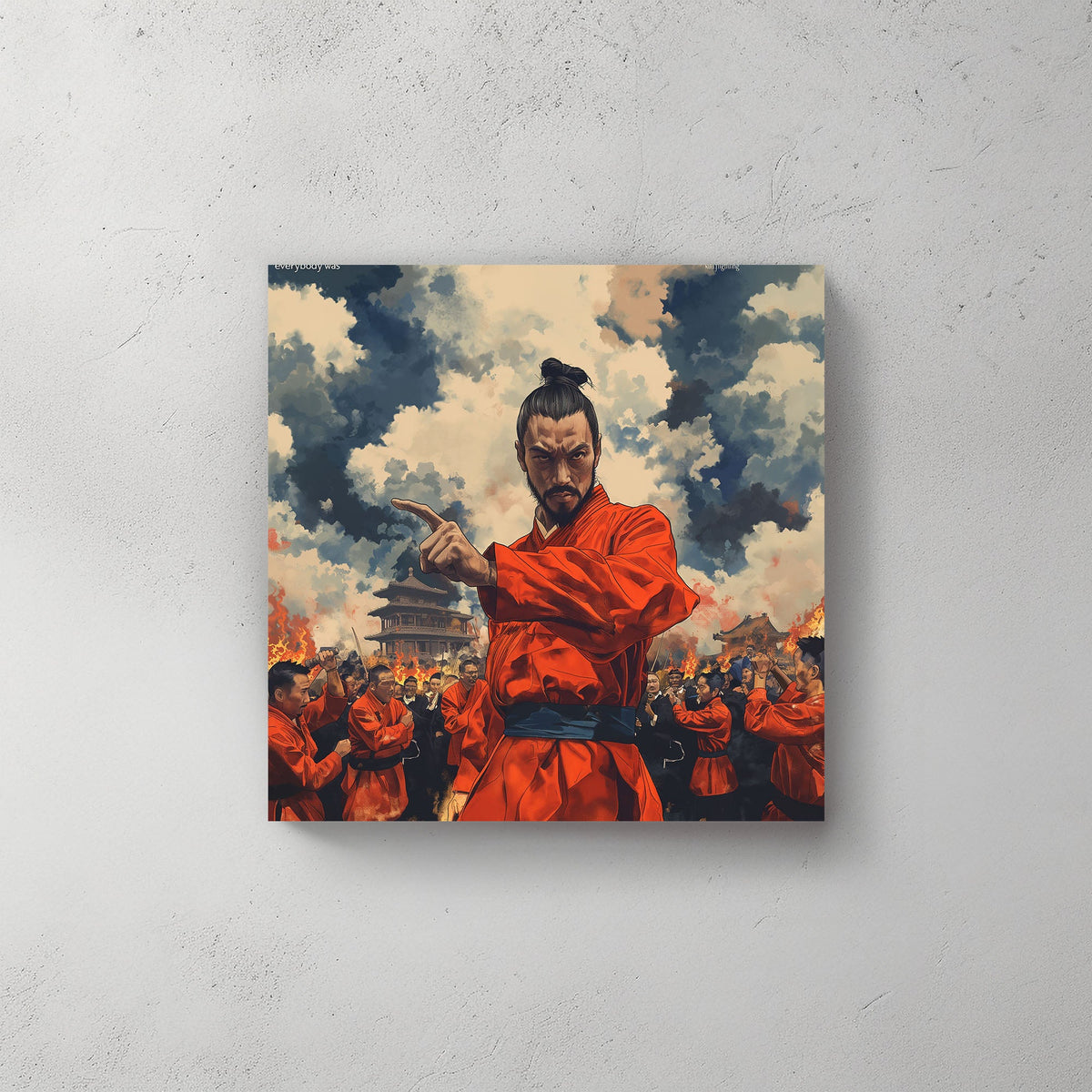 Strike #501 Canvas Wall Art & Metal Prints