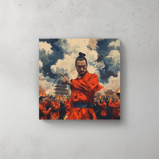 Strike #501 Canvas Wall Art & Metal Prints