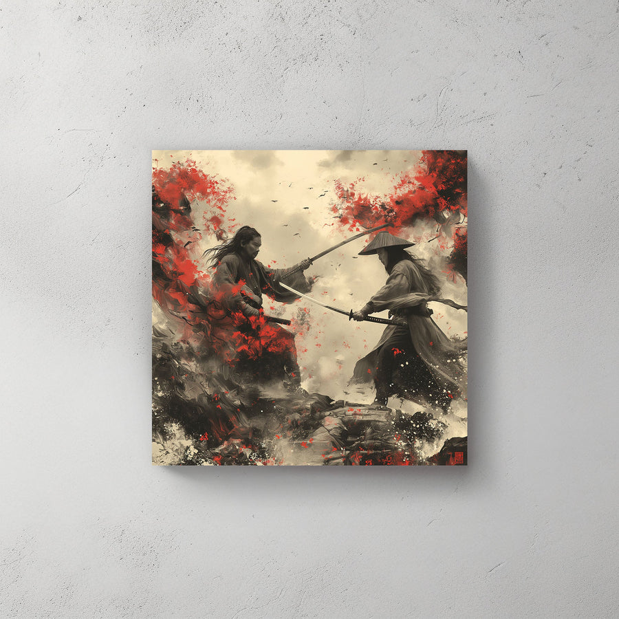Samurai Vision #506 Canvas Wall Art & Metal Prints