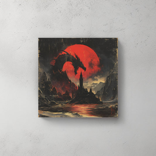 Dragons #518 Canvas Wall Art & Metal Prints