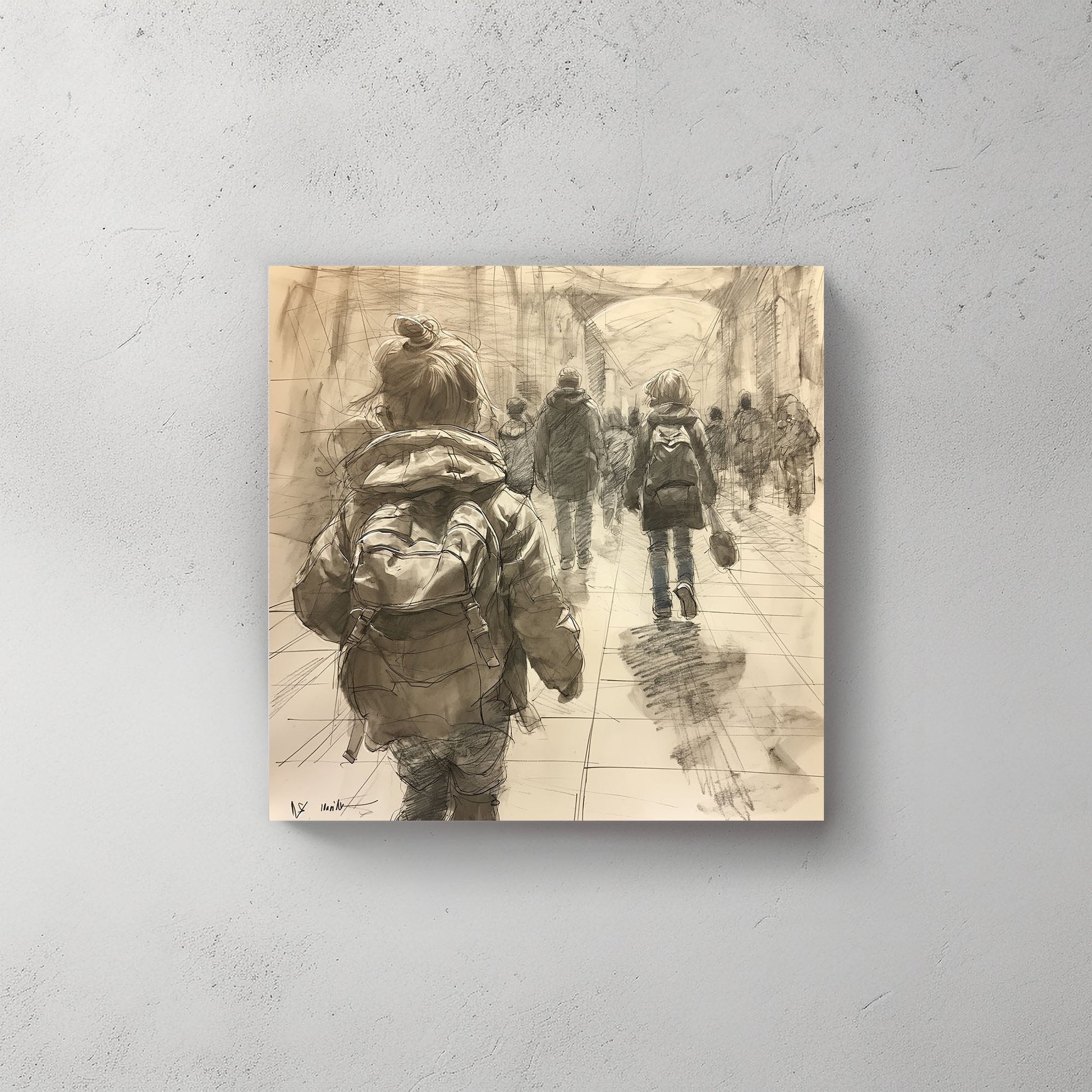 Growing up #527 Canvas Wall Art & Metal Prints