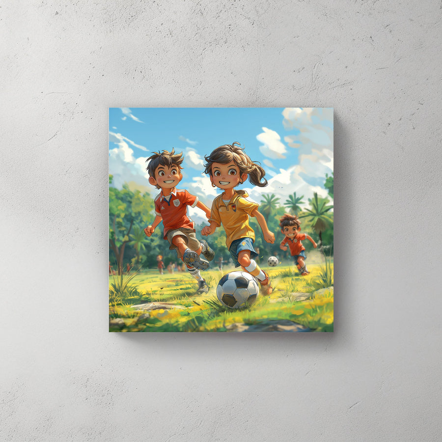 Let's Play #530 Canvas Wall Art & Metal Prints