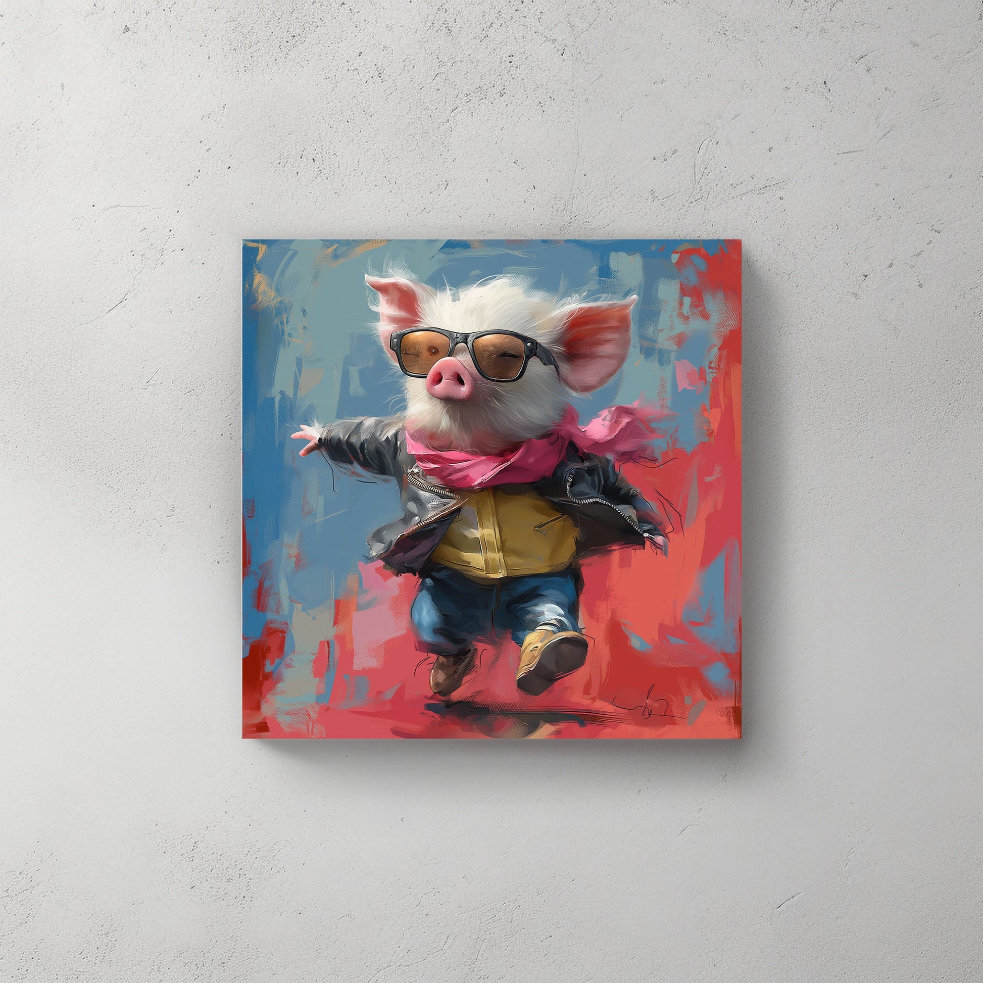 Cool in Pink #537 Canvas Wall Art & Metal Prints