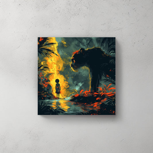 Mowgli #541 Canvas Wall Art & Metal Prints