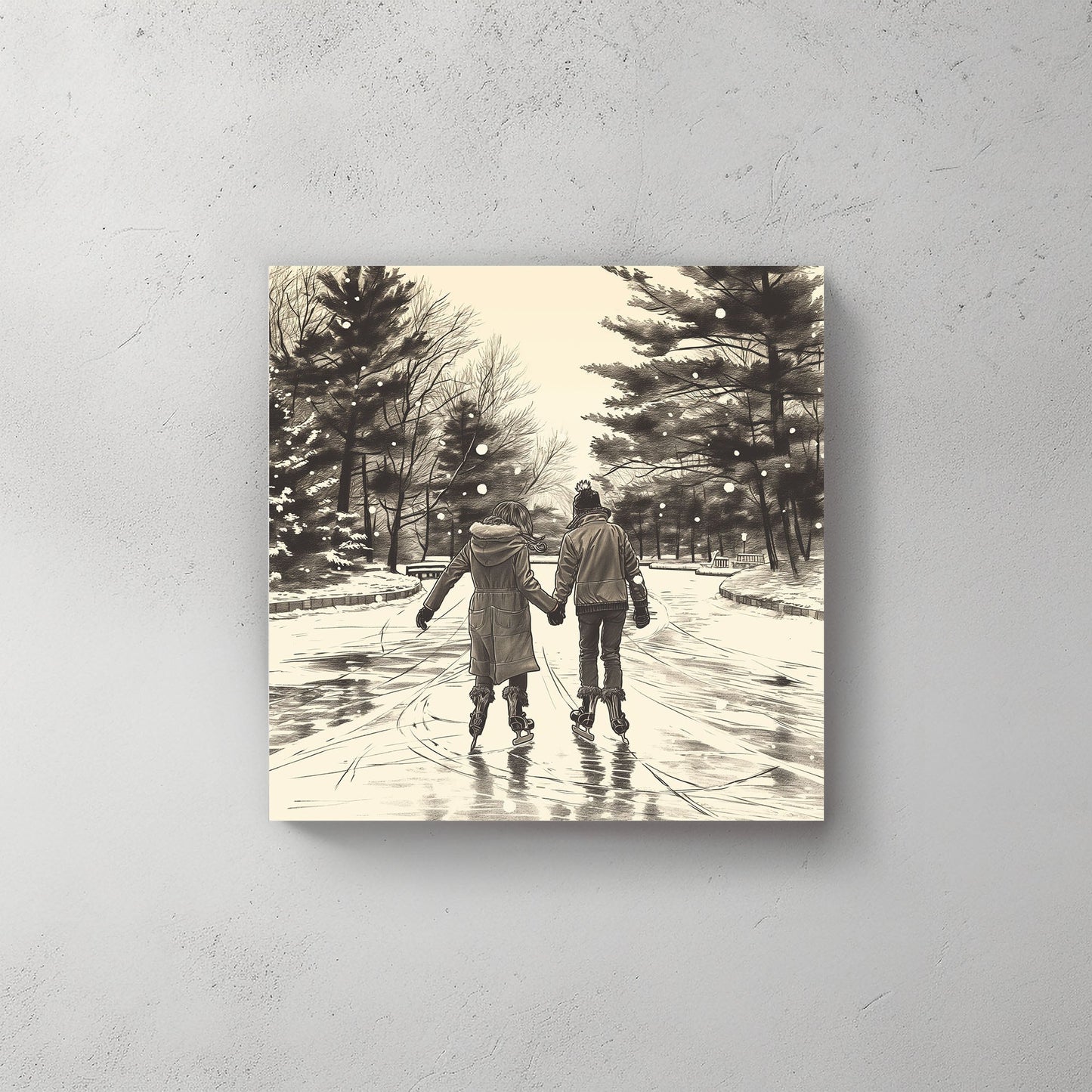 Cold Ice #577 Canvas Wall Art & Metal Prints