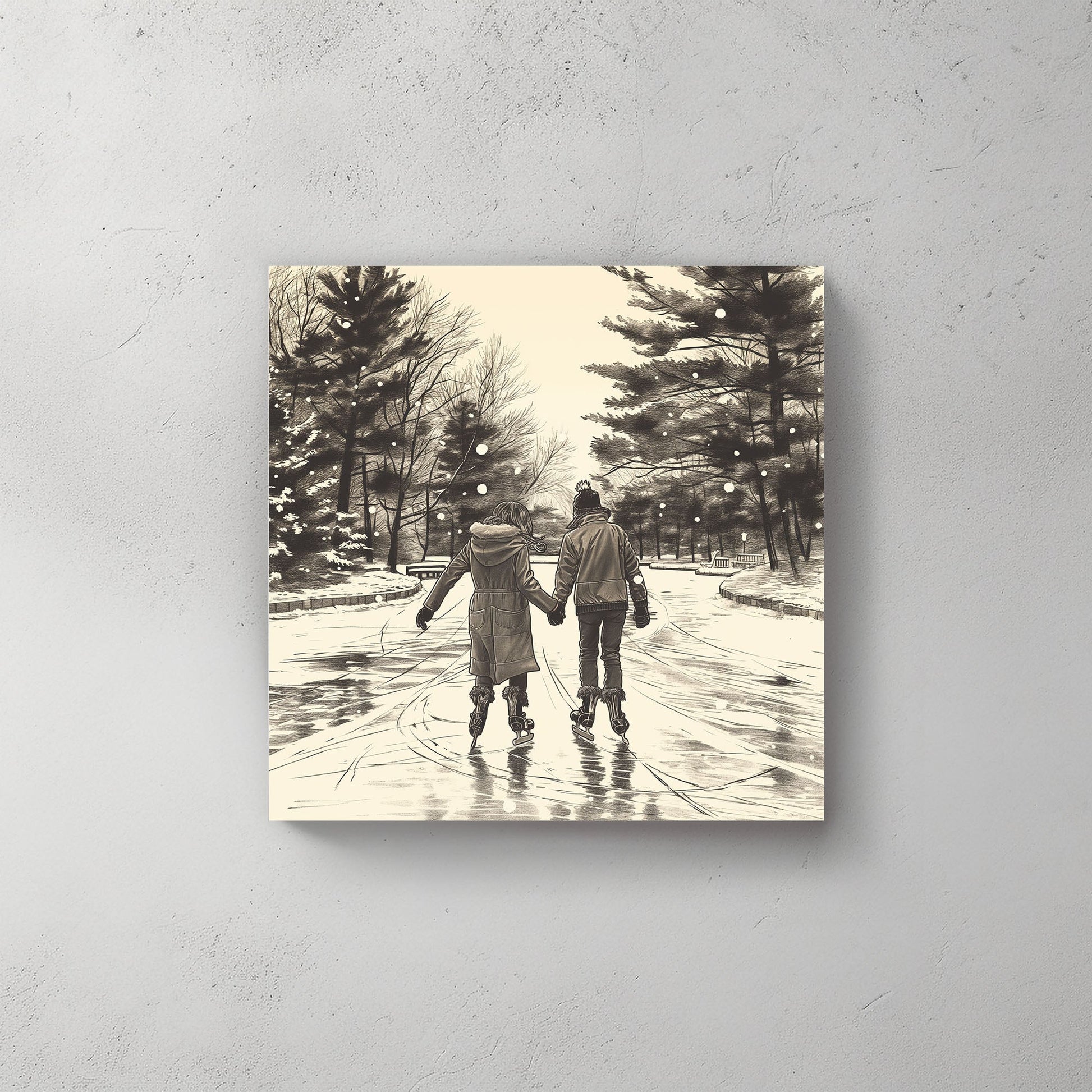 Cold Ice #577 Canvas Wall Art & Metal Prints