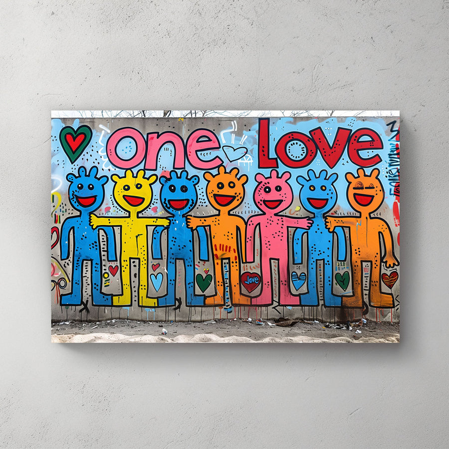 Smiles & Love #586 Canvas Wall Art & Metal Prints