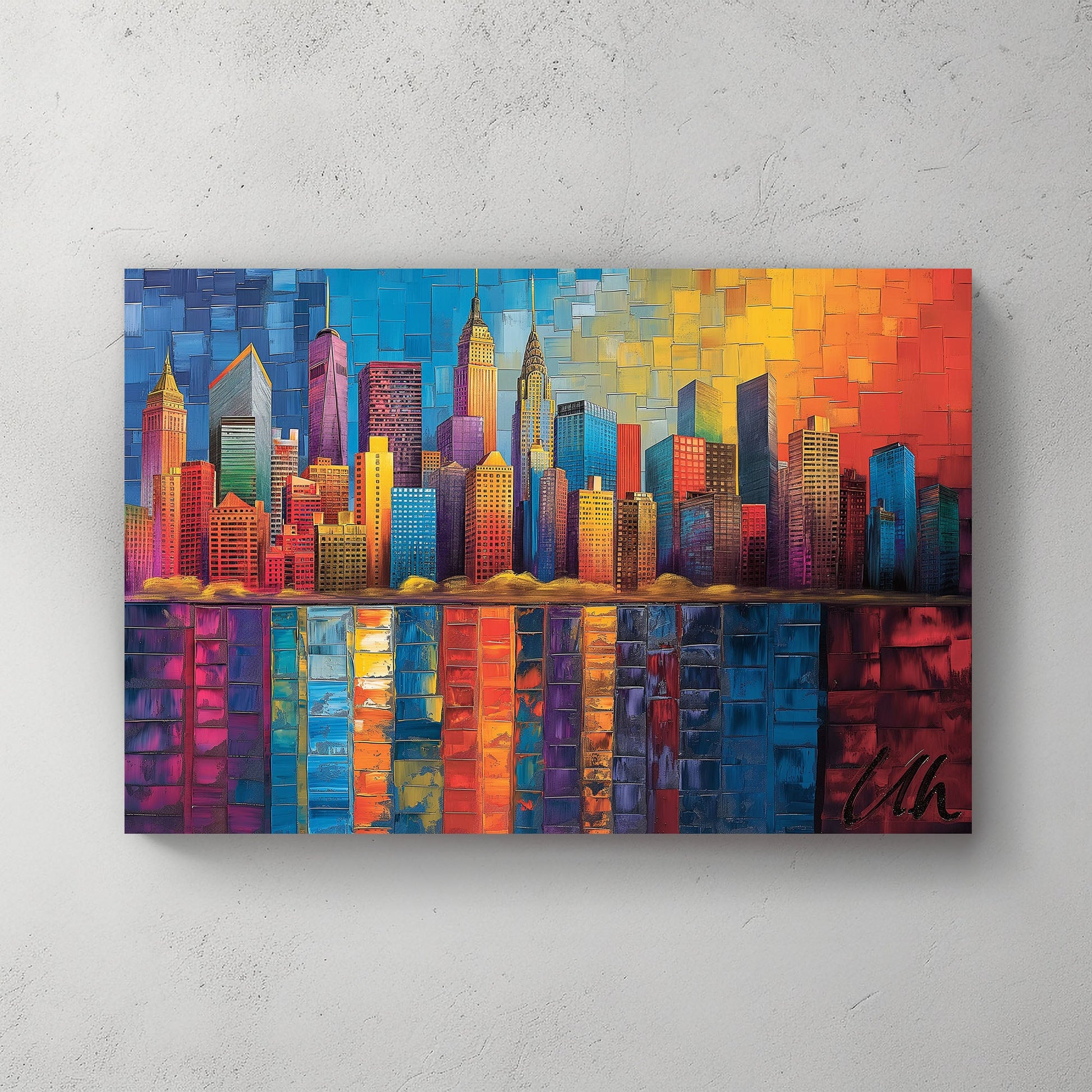 Urban Colours #589 Canvas Wall Art & Metal Prints