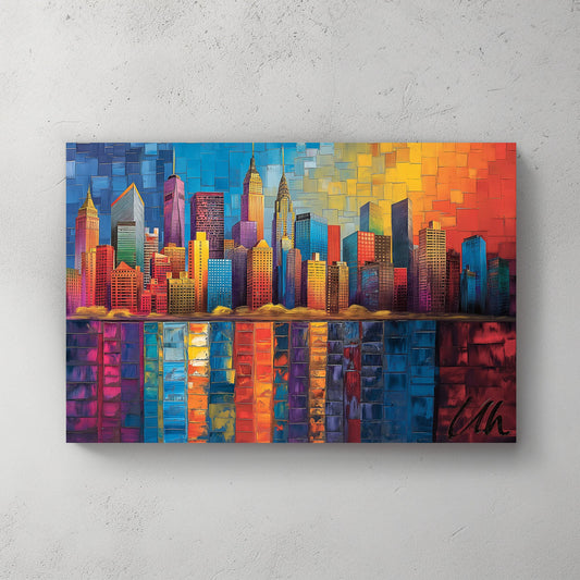Urban Colours #589 Canvas Wall Art & Metal Prints