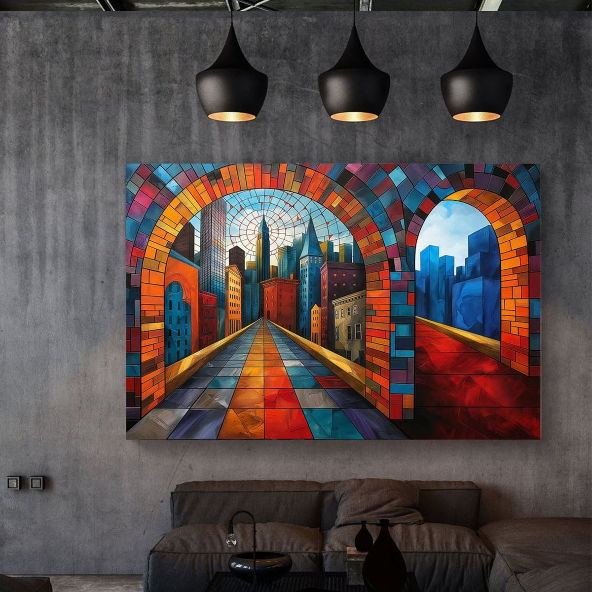 Arches #592 Canvas Wall Art & Metal Prints