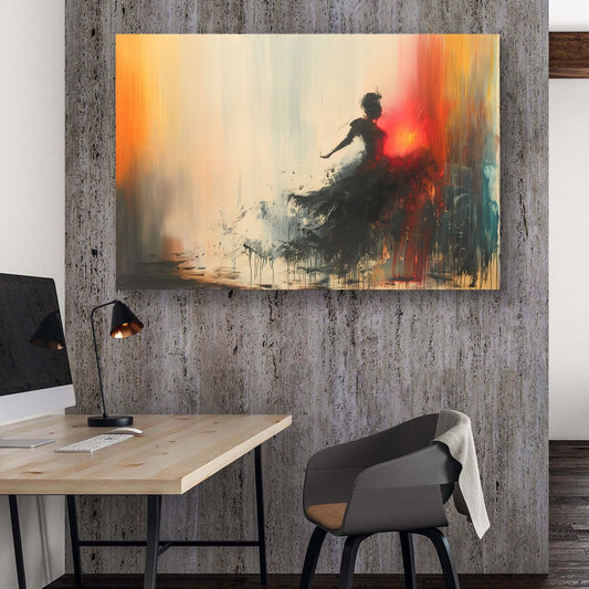 Bright Dance #606 Canvas Wall Art & Metal Prints