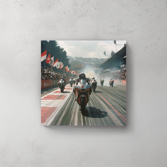 Starting Grid #613 Canvas Wall Art & Metal Prints