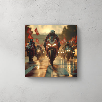 Starting Grid #614 Canvas Wall Art & Metal Prints