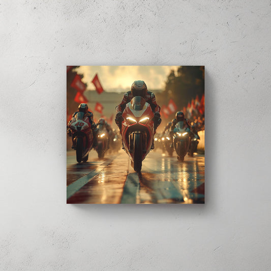 Starting Grid #614 Canvas Wall Art & Metal Prints