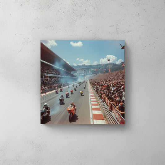 Starting Grid #615 Canvas Wall Art & Metal Prints