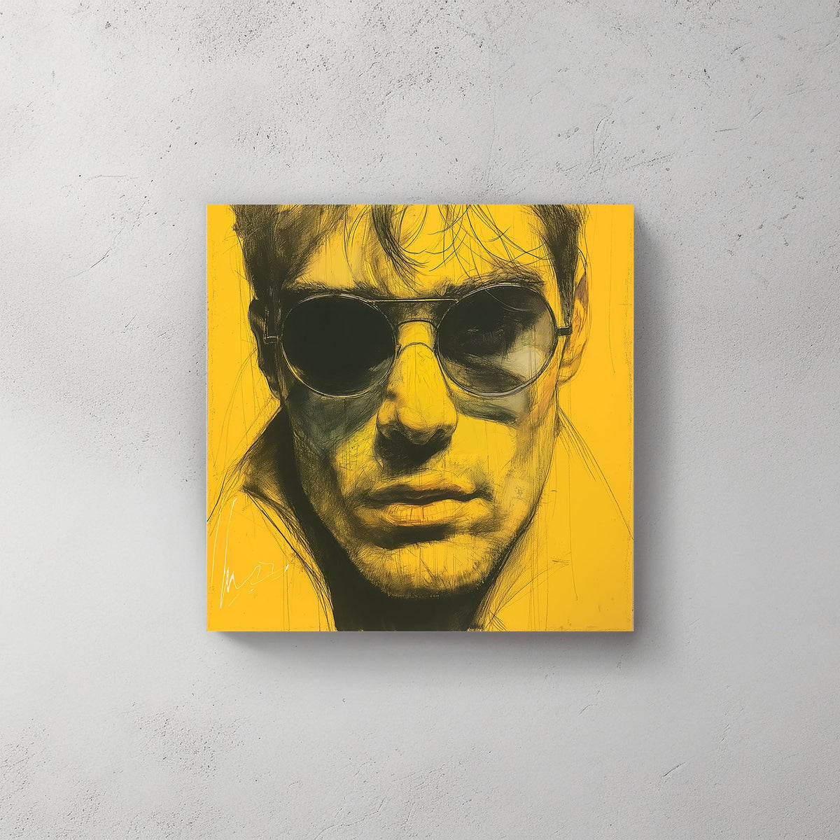 Taxi Driver #630 Canvas Wall Art & Metal Prints