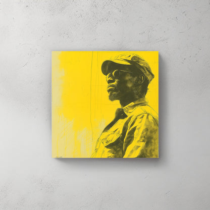 Yellow Shades #632 Canvas Wall Art & Metal Prints