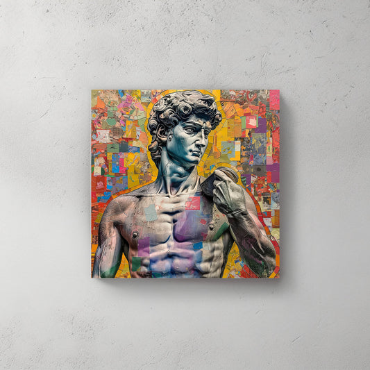 Michelangelo statue pop wall art decor