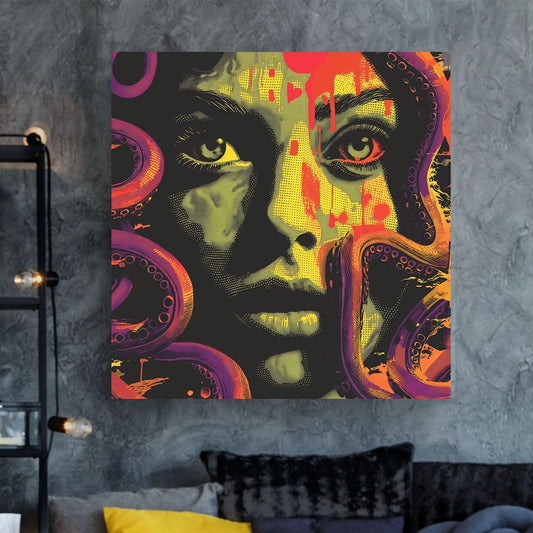 Bloody meduca pop wall art decor
