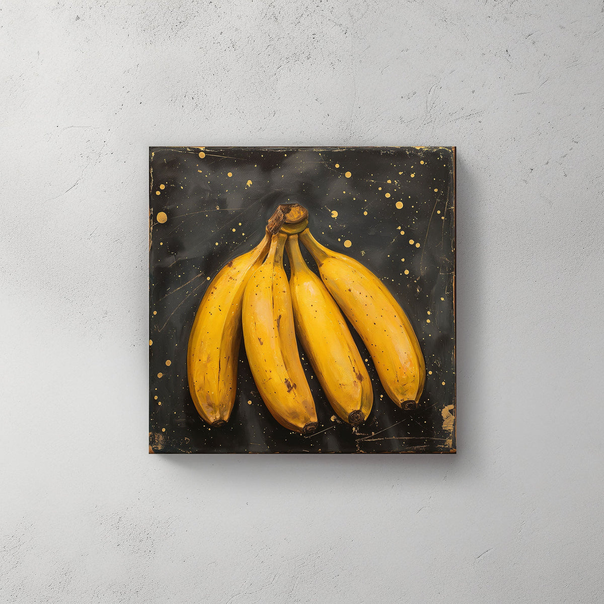 Bananas modern wall art decor for kitchen