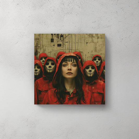 Casa de papel inspired wall art decor