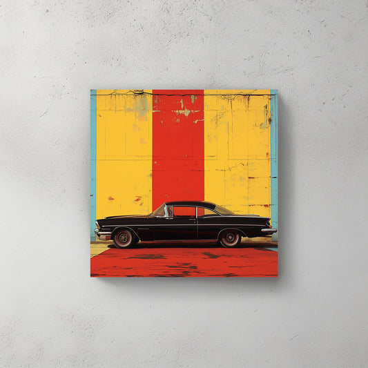 Red & Yellow #899 Canvas Wall Art & Metal Prints