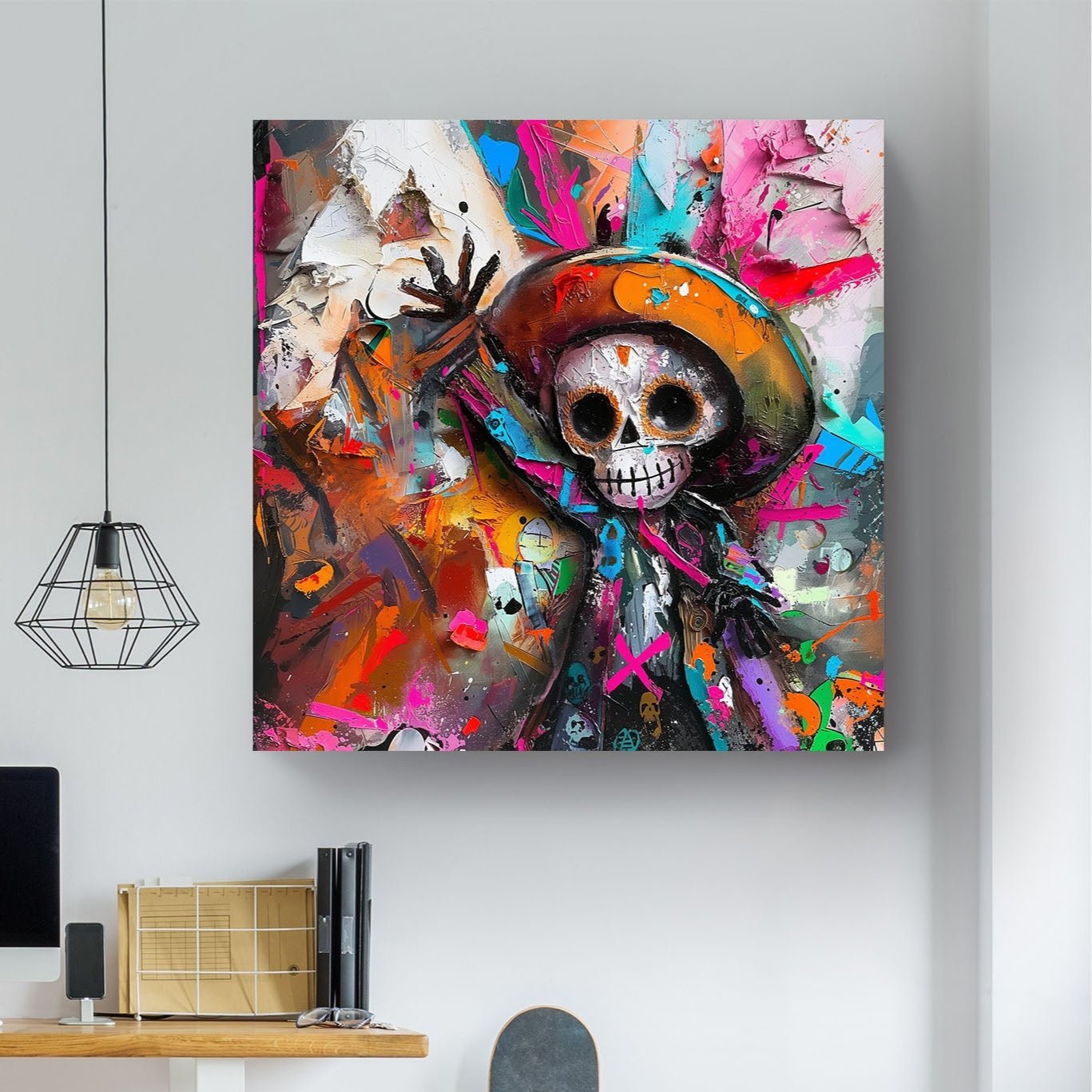 Celebration of the Dead #910 Canvas Wall Art & Metal Prints