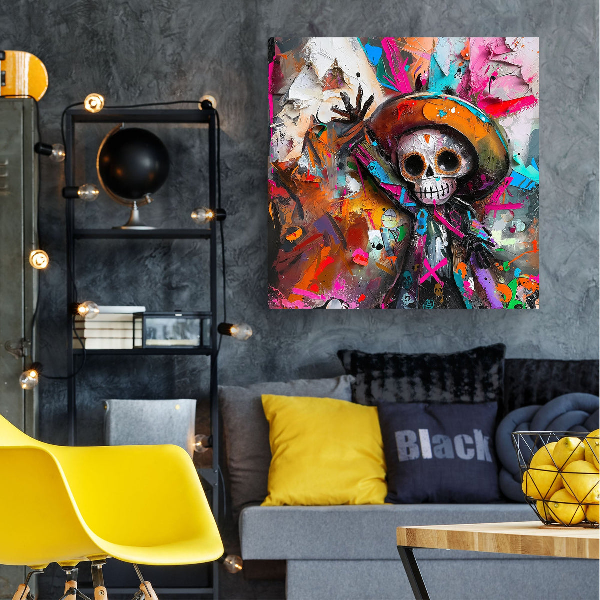 Celebration of the Dead #910 Canvas Wall Art & Metal Prints
