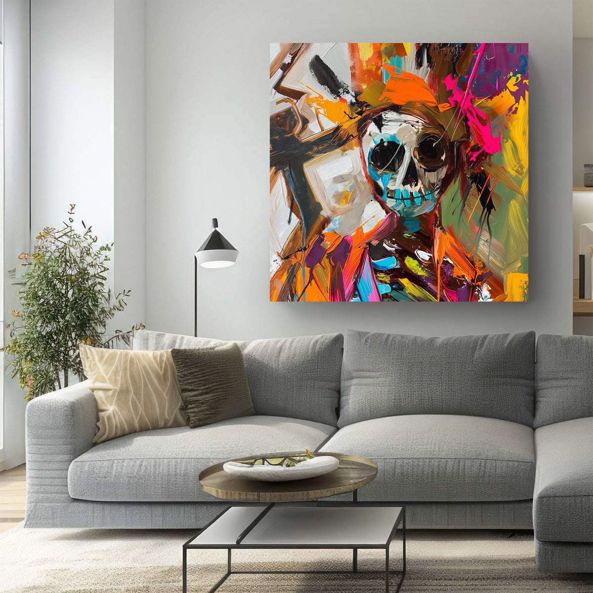 Wearing Orange #911 Canvas Wall Art & Metal Prints