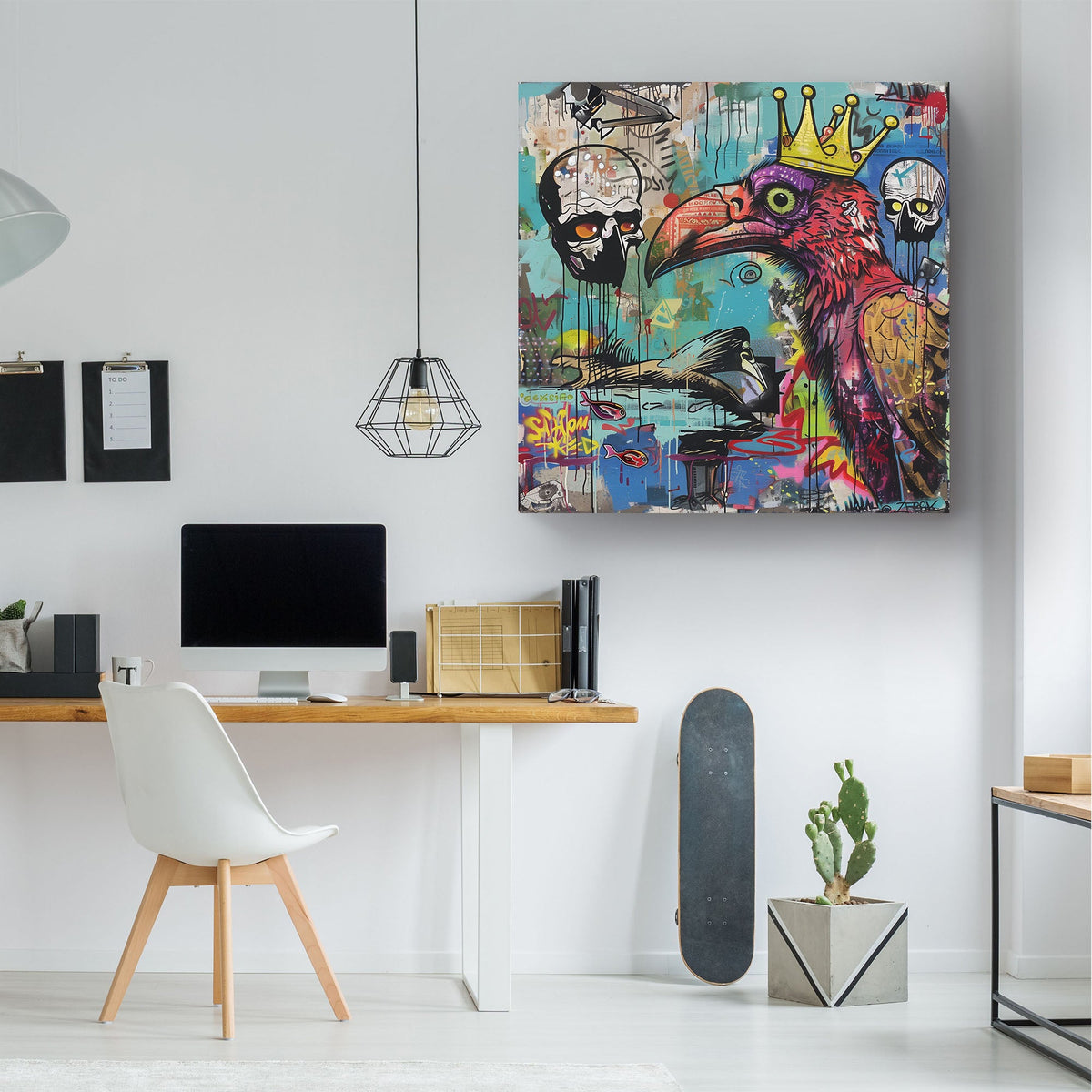 Vultures #919 Canvas Wall Art & Metal Prints