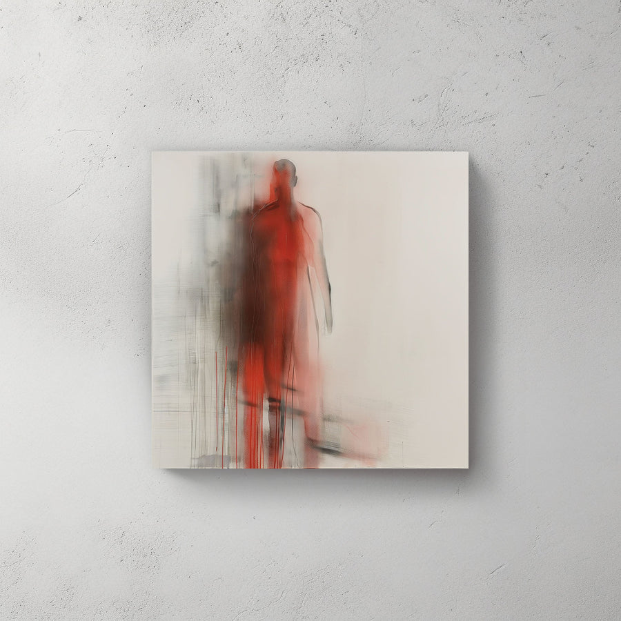 Red Shadows #927 Canvas Wall Art & Metal Prints