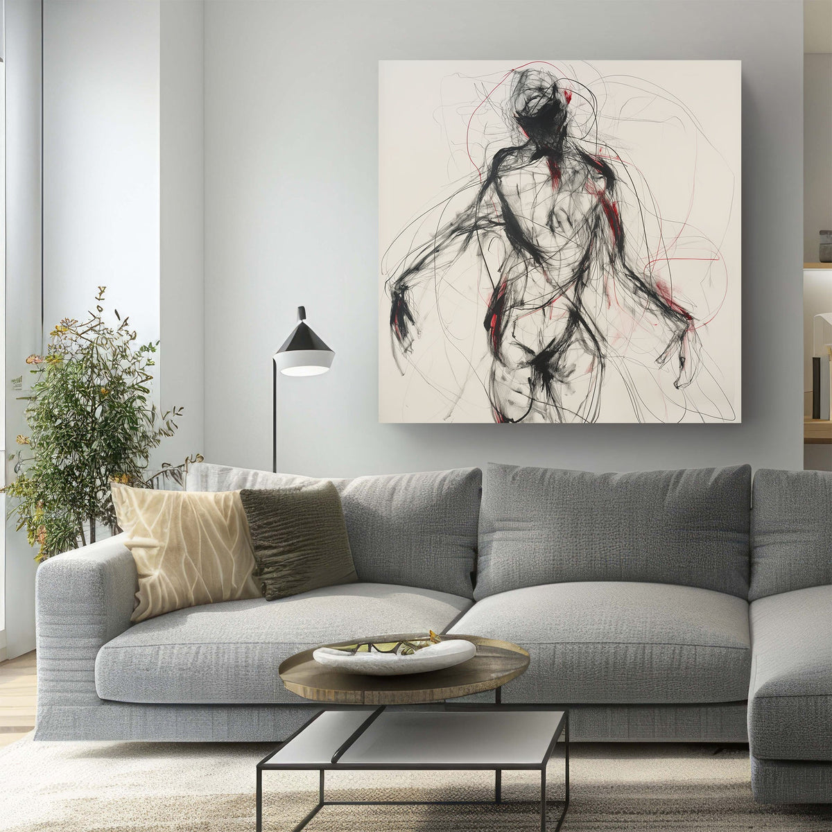 The Figure #929 Canvas Wall Art & Metal Prints