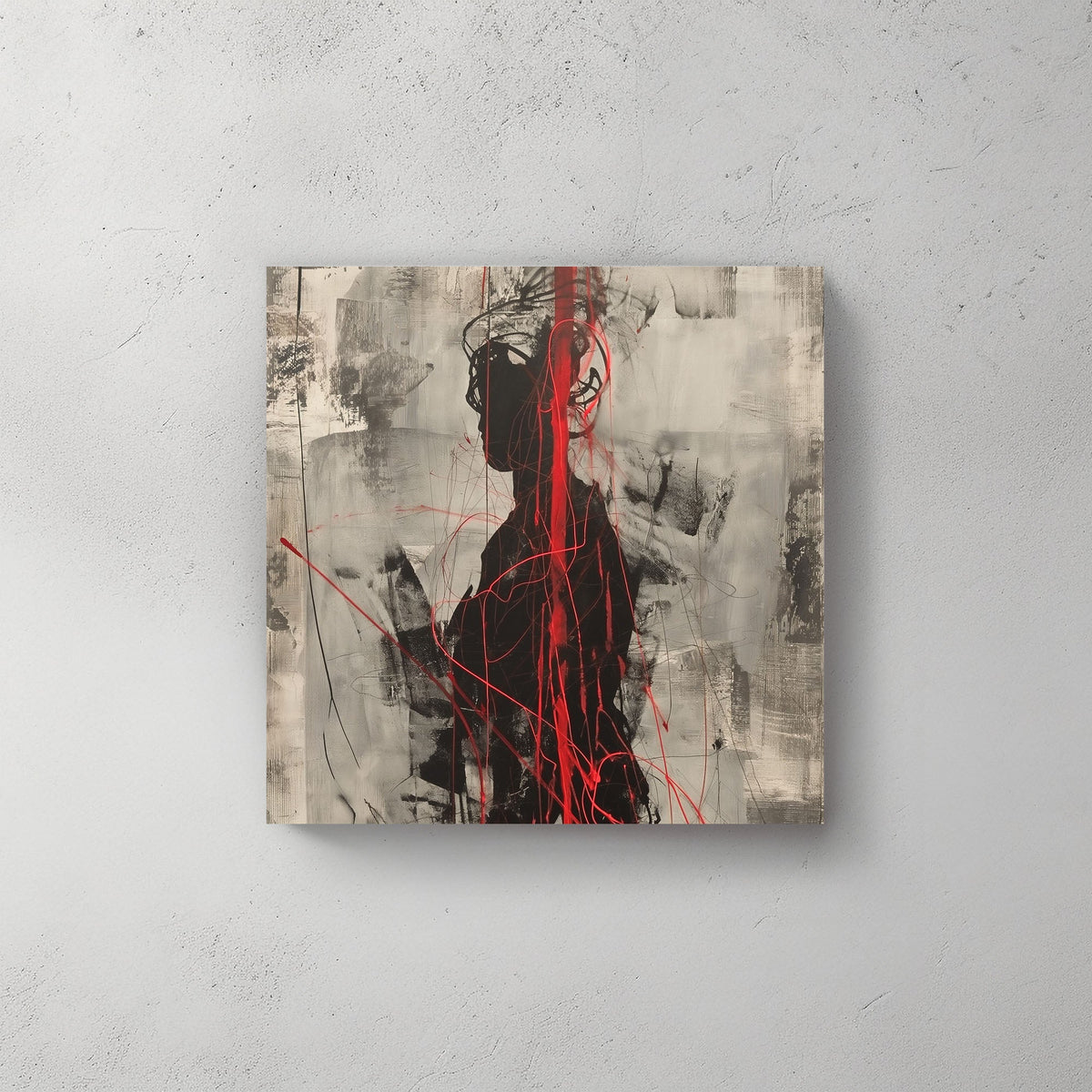 Strikethrough #930 Canvas Wall Art & Metal Prints