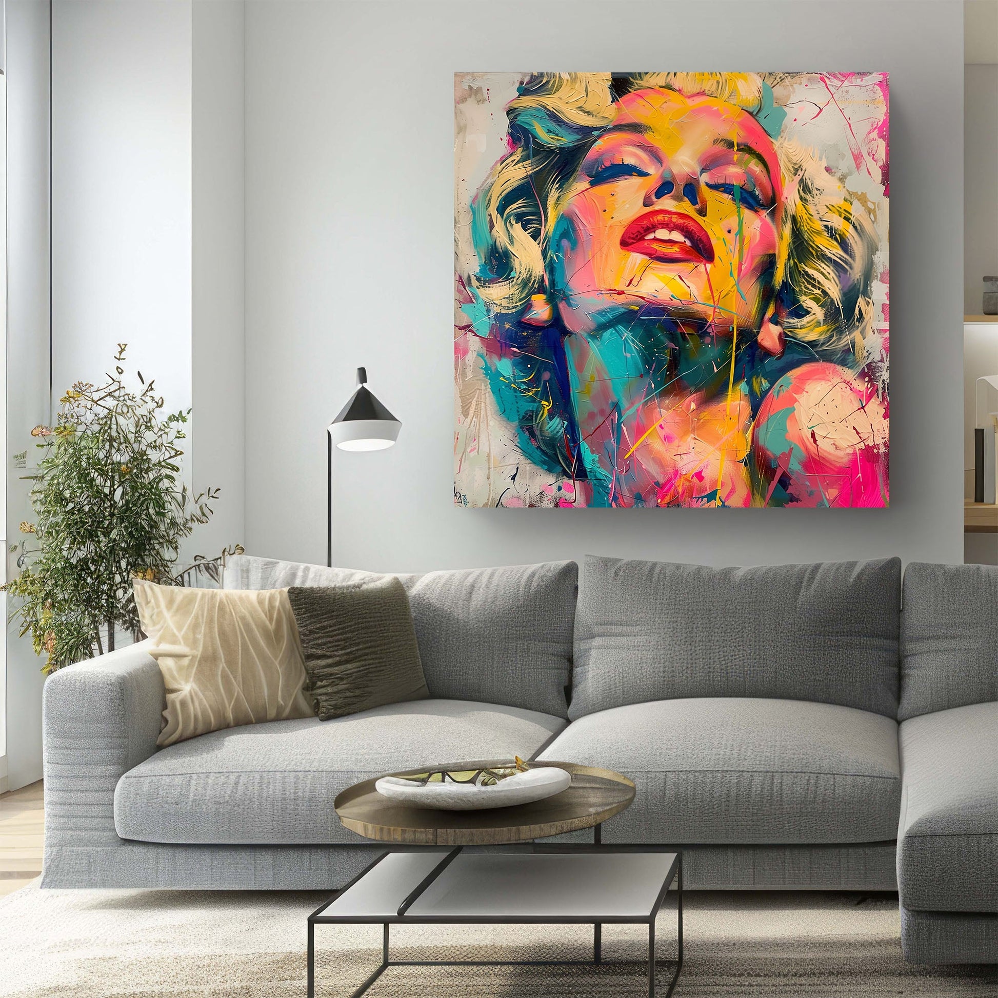 Pop Monroe #939 Canvas Wall Art & Metal Prints