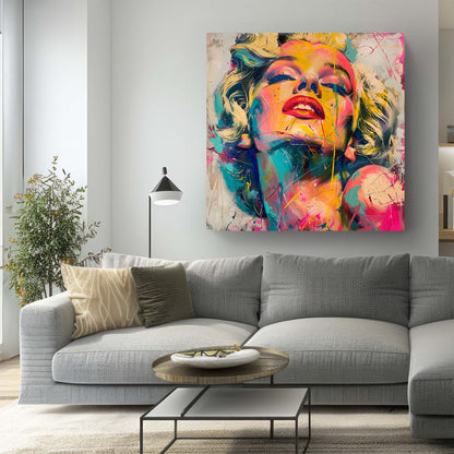 Pop Monroe #939 Canvas Wall Art & Metal Prints