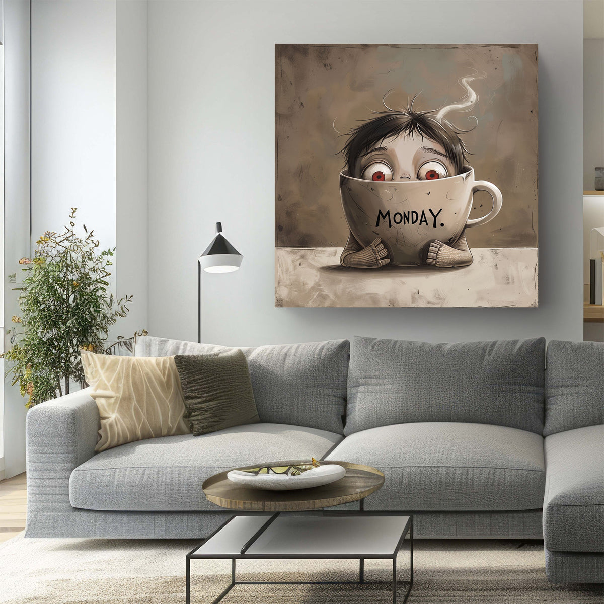 Monday Mornings #941 Canvas Wall Art & Metal Prints