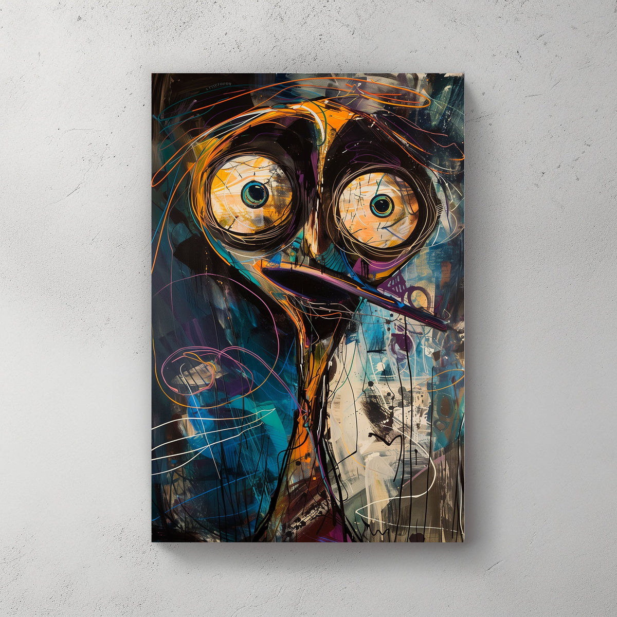 Mystical Bird #964 Canvas Wall Art & Metal Prints