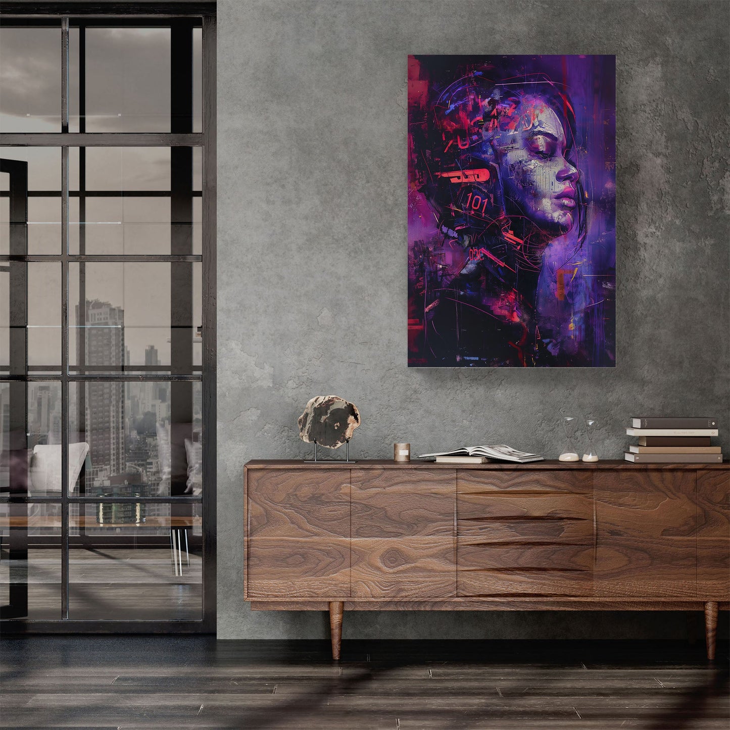 Purple Portrait #982